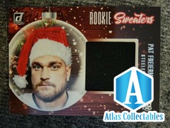 2021 Donruss Holiday Pat Freiermuth #RS-PFR Rookie Sweaters Patch RC Steelers